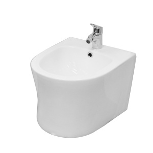 Bideu suspendat Fluminia Isolda alb 52.5 x 36 cm