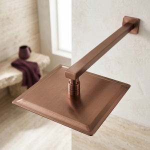 Brat de dus patrat 40cm REA Brush Copper JS-9022BRG - Img 2