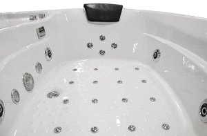 Cabina de baie SPA cu hidromasaj si functie sauna cu aburi, Dimensiune 150x150x220cm - Img 12
