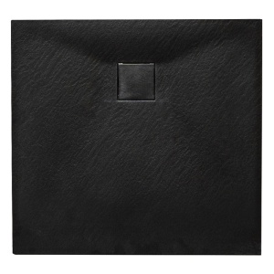 Cabina de dus BS11B Patrata 90x90cm, Design Modern +Cada de dus Riko, Culoare Negru - Img 5