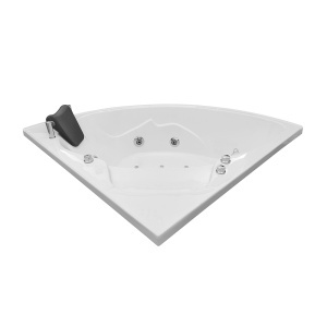 Cabina de dus cu cada si hidromasaj alba MO-08135, 135 x 135 x 220 cm - Img 18