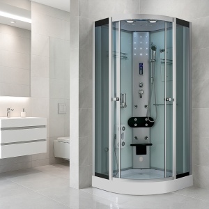 Cabina de dus cu hidromasaj si sauna WSH7180WS, 80 x 80 cm - Img 2