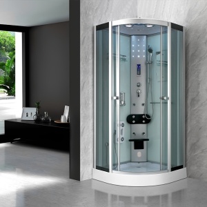 Cabina de dus cu hidromasaj si sauna WSH7180WS, 80 x 80 cm - Img 12