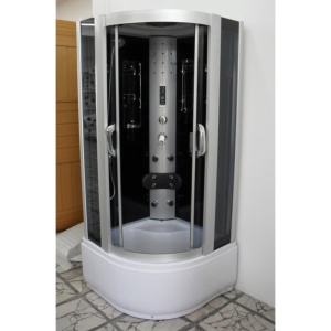 Cabina de dus cu sauna si hidromasaj MO-09911AS dimensiune 90x90cm - Img 2
