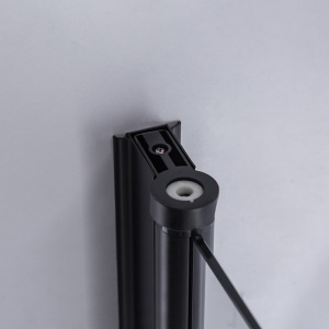 Cabina de dus cu sticla securizata rame negre ZES-BS04B 90 x 90 cm - Img 14