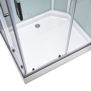 Cabina de dus dreptunghiulara cu hidromasaj si cadita inclusa montaj stanga Alma 120 x 80 cm - Img 16