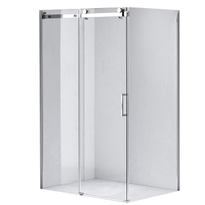 Cabina de dus dreptunghiulara din sticla securizata 8 mm si rame cromata ZBD-900, 120 x 90 cm