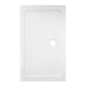 Cabina de dus dreptunghiulara dins ticla securizata cu rame cromata si cadita alba inclusa KZ103C-ST03C 120 x 80 cm - Img 21