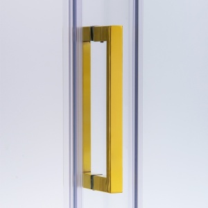 Cabina de dus dreptunghiulara KZ202B auriu 110 x 90 cm sticla 8 mm - Img 12