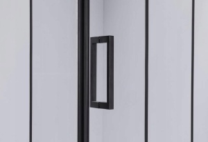 Cabina de dus patrata cu cadita de dus inclusa BS13A/SXL02A 80 x 80 cm negre - Img 15