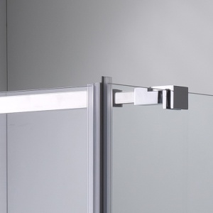 Cabina de dus patrata din sticla securizata cu rame cromate KZ1190C 100 x 100 cm - Img 14