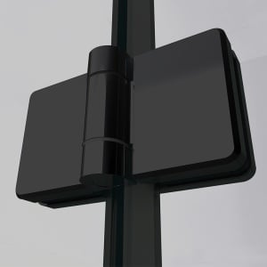 Cabina de dus patrata din sticla securizata cu rame negre KZ20B 80 x 80 cm - Img 8