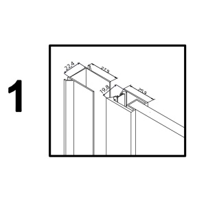 Cabina de dus patrata din sticla securizata si rame negre cu cadita alba antialunecare BS13A-SXL02A 80 x 80 cm - Img 18