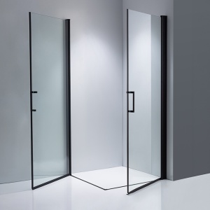 Cabina de dus patrata KZ29 negru mat 90 x 90 x 195 cm sticla 6 mm - Img 23