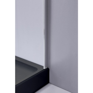 Cabina de dus pentagonala din sticla securizata cu cadita neagra inclusa KZ91B-SXL07B 90 x 90 cm - Img 5
