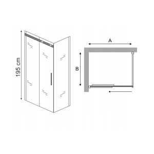 Cabina de dus PRO ERA TESSA Dimensiuni La Alegere, Usa Culisanta, Grosime sticla 8 mm, Set montaj inclus - Img 9