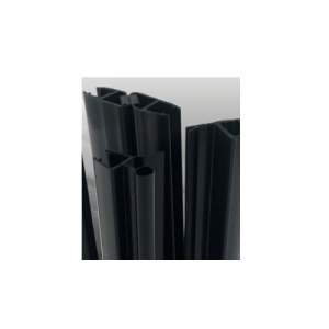 Cabina de dus Veldman Atlanta negru mat 100 x 70 cm sticla 6 mm - Img 7