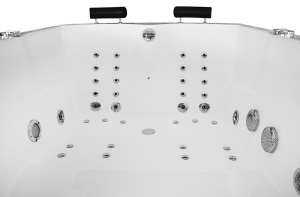 Cada asimetrica cu hidromasaj si cromoterapie SPA MUE-004A stanga 170 x 120 x 70 cm - Img 9