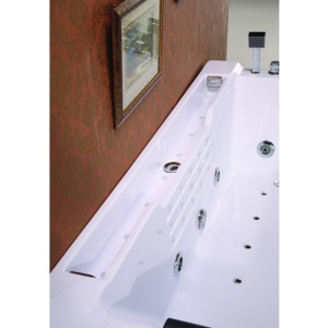 Cada cu hidromasaj dubla cu incalzitor Fenix 606BH montaj stanga, 180 x 120 cm, alb lucios - Img 7