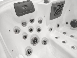 Cada cu hidromasaj jacuzzi pentru gradina Pro Garden SPA 1356 pentru 2 persoane 190 x 135 x 78 cm - Img 9