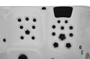 Cada cu hidromasaj rotunda, jacuzzi exterior , Pro 1346 Standard+ pentru 5 persoane 220 x 220 x 96 cm - Img 10