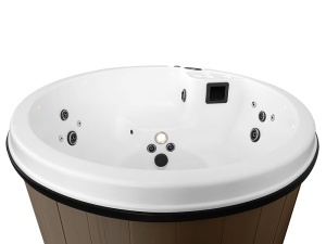 Cada cu hidromasaj rotunda, jacuzzi exterior Pro Viking Spas pentru 5 persoane 234 x 234 x 95 cm - Img 3