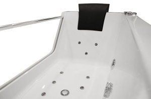 Cada cu hidromasaj si cromoterapie MO-0319, 170 x 80 cm, panou de sticla, Bluetooth si radio - Img 7