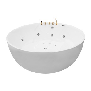 Cadă de baie albă cu spa și hidromasaj PRO-18027 – 180 × 180 × 60 cm