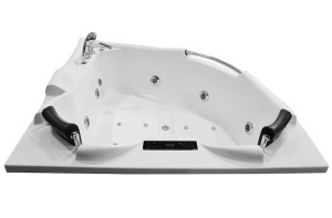 Cada de baie cu hidromasaj de colt MO-0311, 150 x 150 x 75 cm, pentru 2 persoane - Img 5