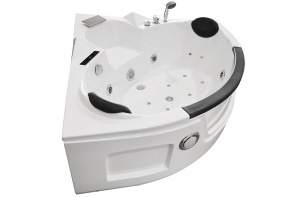 Cada de baie cu hidromasaj de colt MO-0322, 135 x 135 x 63 cm, pentru 2 persoane - Img 7