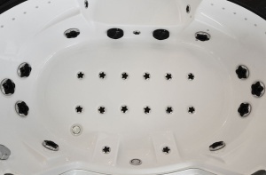 Cada de baie cu hidromasaj de colt pentru 2 persoane, 154 x 154 cm, acril Aristech, cascada si cromoterapie - Img 18