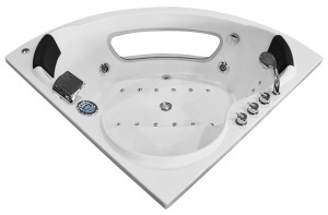 Cada de baie cu hidromasaj MO-1001 Turbo+ SPA de colt 140 x 140 x 65 cm pentru 2 persoane - Img 6