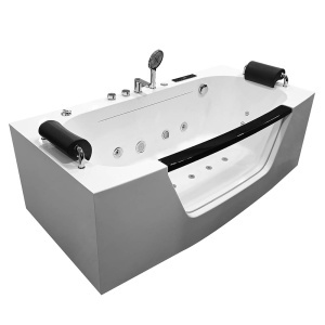 Cada de baie cu hidromasaj pentru 2 persoane MO-0075 Turbo+ SPA, 170 x 85 x 58 cm, Bluetooth, incalzitor si cromoterapie