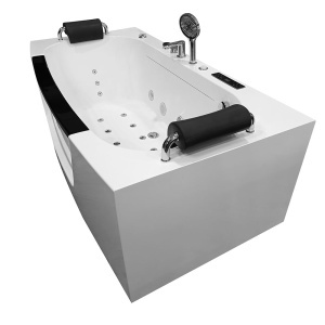 Cada de baie cu hidromasaj pentru 2 persoane MO-0075 Turbo+ SPA, 170 x 85 x 58 cm, Bluetooth, incalzitor si cromoterapie - Img 5