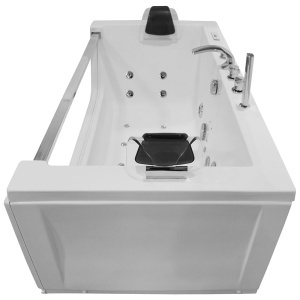 Cada de baie cu hidromasaj si SPA Black pentru o persoana 176 x 85 x 61 cm - Img 5