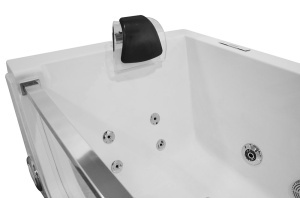 Cada de baie cu hidromasaj si SPA Black pentru o persoana 176 x 85 x 61 cm - Img 15
