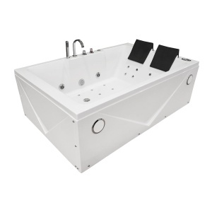 Cada de baie cu hidromasaj si Turbo Spa pentru 2 persoane 186 x 121 x 65 alba