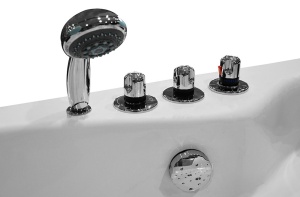 Cadă de baie cu hidromasaj SPA MO-1004 HC - cu încălzitor, 152x152x56 cm - Img 5