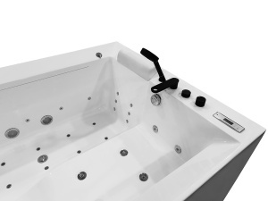 Cada de baie cu hidromasaj spa MO-18046, 185 x 135 x 65 cm, 2 persoane, baterie termostatica, Bluetooth - Img 8