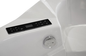 Cada de baie cu spa si hidromasaj MO-0312 si montaj pe colt 150 x 150 x 64 cm - Img 12