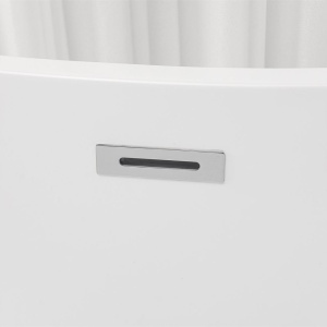 Cada De Baie De Sine Statatoare 160x75x73cm, Design Elegant , Culoare Alb - Img 6