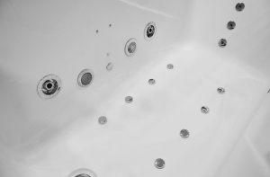 Cada de baie dreptunghiulara cu hidromasaj si SPA, alba, 150 x 80 x 65 cm - Img 15