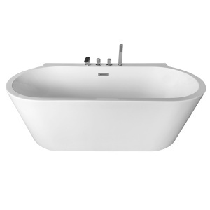 Cada de baie freestanding cu baterie cromata inclusa, dimensiuni 170X80X59CM - Img 4