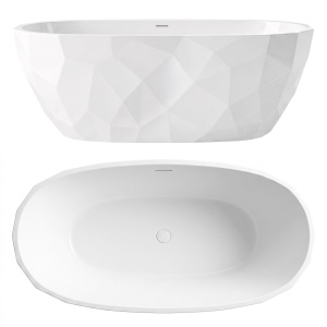 Cada de baie freestanding Rea Celia 170 cm - Img 10