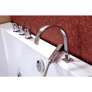 Cada de baie RAMONA 640, Cu hidromasaj 180x90cm, Culoare Alb - Img 6