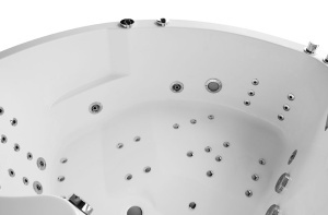 Cada de colt cu hidromasaj SPA MUE-0031A, 140 x 140 cm, 2 persoane, 58 duze si incalzitor - Img 11