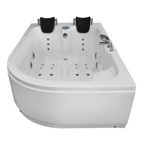 Cada de dus cu hidromasaj pentru 2 persoane si montaj stanga PRO1631 180 x 120 x 54 cm - Img 4