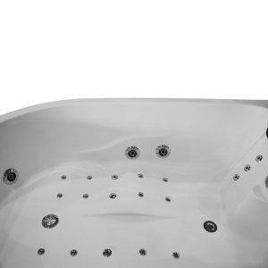 Cada de dus cu hidromasaj pentru 2 persoane si montaj stanga PRO1631 180 x 120 x 54 cm - Img 14