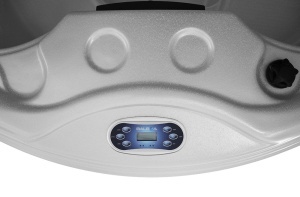 Cada spa cu hidromasaj rotunda, jacuzzi exterior PRO 1415 pentru 6 persoane 200 x 200 x 90 cm - Img 10