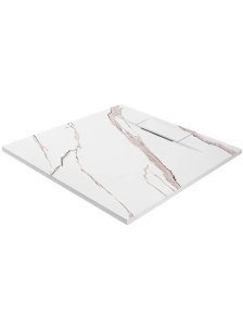 Cadita de dus 90x90 Bazalt CARRARA White - Img 2